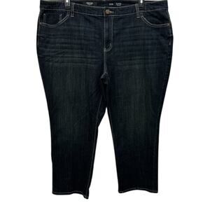 SIMPLY VERA VERA WANG Capri Jeans Womens Size 22W Mid Rise